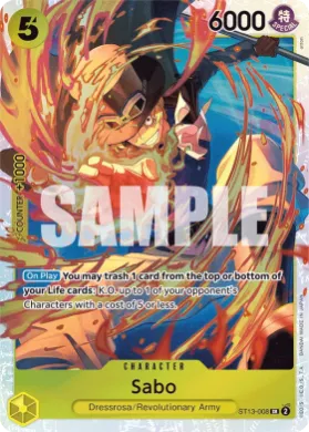 Sabo (ST13 ST13-008) Ultra Deck: The Three Brothers