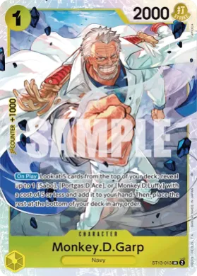 Monkey.D.Garp (ST13 ST13-013) Ultra Deck: The Three Brothers
