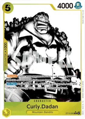 Curly.Dadan (ST13 ST13-006) Ultra Deck: The Three Brothers
