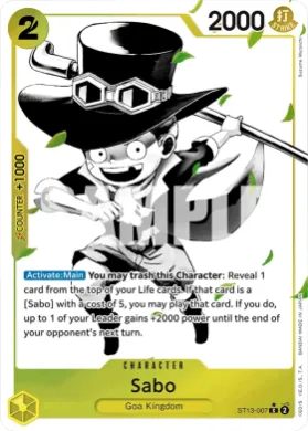 Sabo (ST13 ST13-007) Ultra Deck: The Three Brothers
