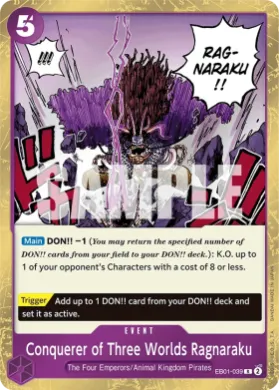 Conquerer of Three Worlds Ragnaraku (EB01 EB01-039) Memorial Collection