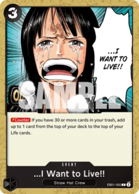 ...I Want to Live!! (EB01 EB01-050) Memorial Collection