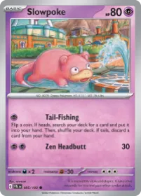 Slowpoke (PAL 85) Paldea Evolved