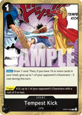Tempest Kick (OP07 OP07-096) 500 Years in the Future