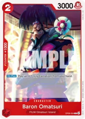 Baron Omatsuri (OP06 OP06-004) Wings of the Captain