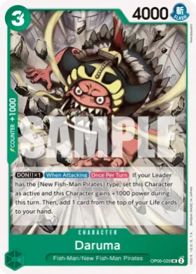 Daruma (OP06 OP06-029) Wings of the Captain