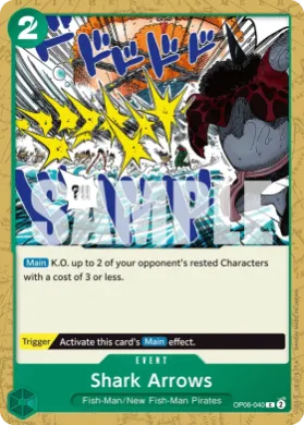 Shark Arrows (OP06 OP06-040) Wings of the Captain