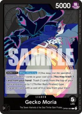 Gecko Moria (OP06 OP06-080) Wings of the Captain