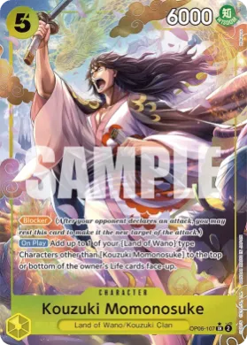 Kouzuki Momonosuke (OP06 OP06-107) Wings of the Captain