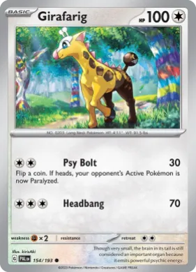 Girafarig (PAL 154) Paldea Evolved