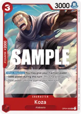 Koza (OP04 OP04-006) Kingdoms of Intrigue