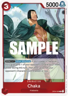 Chaka (OP04 OP04-008) Kingdoms of Intrigue