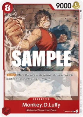 Monkey.D.Luffy (OP04 OP04-014) Kingdoms of Intrigue