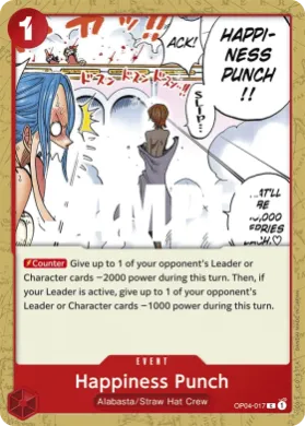 Happiness Punch (OP04 OP04-017) Kingdoms of Intrigue
