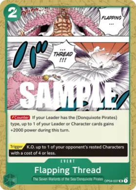 Flapping Thread (OP04 OP04-037) Kingdoms of Intrigue