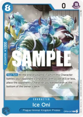 Ice Oni (OP04 OP04-047) Kingdoms of Intrigue