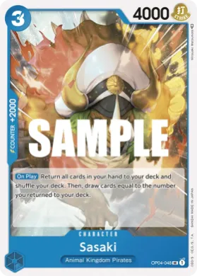 Sasaki (OP04 OP04-048) Kingdoms of Intrigue
