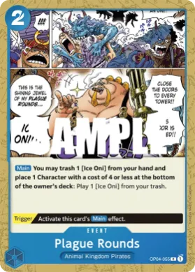 Plague Rounds (OP04 OP04-055) Kingdoms of Intrigue