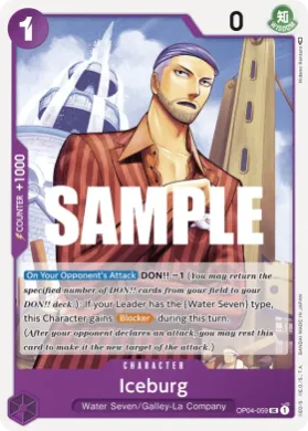 Iceburg (OP04 OP04-059) Kingdoms of Intrigue