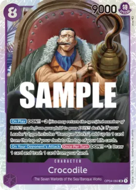 Crocodile (OP04 OP04-060) Kingdoms of Intrigue