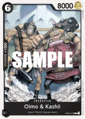 Oimo & Kashii (OP04 OP04-078) Kingdoms of Intrigue