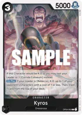 Kyros (OP04 OP04-082) Kingdoms of Intrigue
