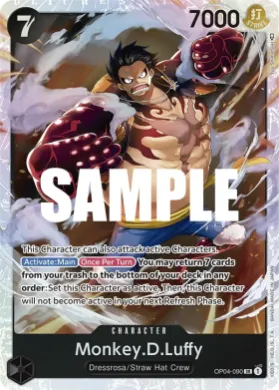 Monkey.D.Luffy (OP04 OP04-090) Kingdoms of Intrigue