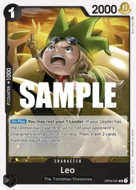 Leo (OP04 OP04-091) Kingdoms of Intrigue