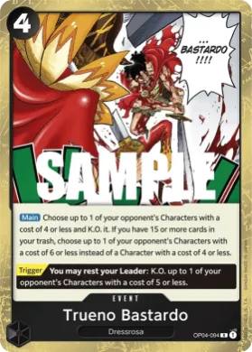 Trueno Bastardo (OP04 OP04-094) Kingdoms of Intrigue