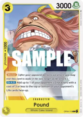 Pound (OP04 OP04-110) Kingdoms of Intrigue