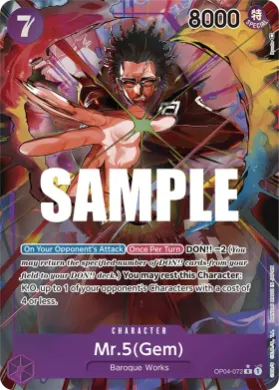 Mr.5(Gem) (OP04 OP04-072) Kingdoms of Intrigue