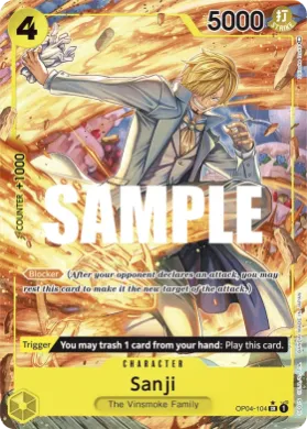 Sanji (OP04 OP04-104) Kingdoms of Intrigue