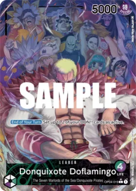 Donquixote Doflamingo (OP04 OP04-019) Kingdoms of Intrigue