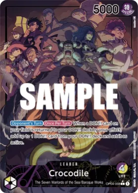 Crocodile (OP04 OP04-058) Kingdoms of Intrigue