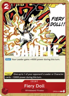 Fiery Doll (OP03 OP03-019) Pillars of Strength