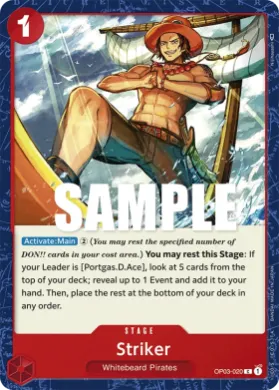 Striker (OP03 OP03-020) Pillars of Strength