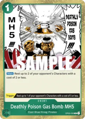Deathly Poison Gas Bomb MH5 (OP03 OP03-038) Pillars of Strength