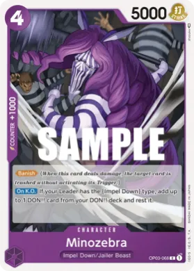 Minozebra (OP03 OP03-068) Pillars of Strength