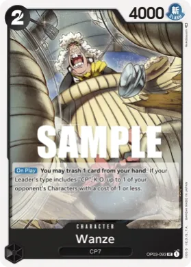 Wanze (OP03 OP03-093) Pillars of Strength