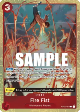 Fire Fist (OP03 OP03-018) Pillars of Strength