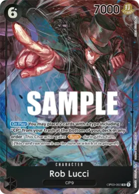 Rob Lucci (OP03 OP03-092) Pillars of Strength