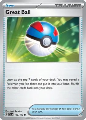 Great Ball (PAL 183) Paldea Evolved