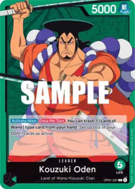 Kouzuki Oden (OP01 OP01-031) Romance Dawn