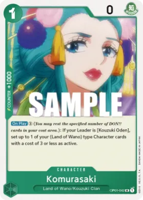 Komurasaki (OP01 OP01-042) Romance Dawn