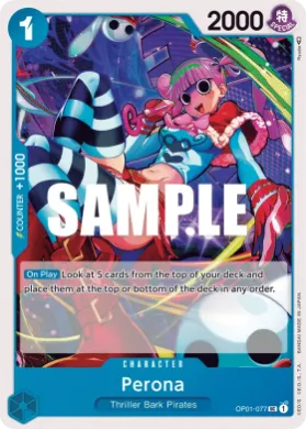 Perona (OP01 OP01-077) Romance Dawn