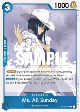 Ms. All Sunday (OP01 OP01-079) Romance Dawn