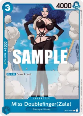Miss Doublefinger(Zala) (OP01 OP01-080) Romance Dawn
