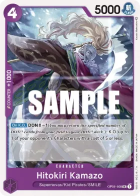 Hitokiri Kamazo (OP01 OP01-108) Romance Dawn