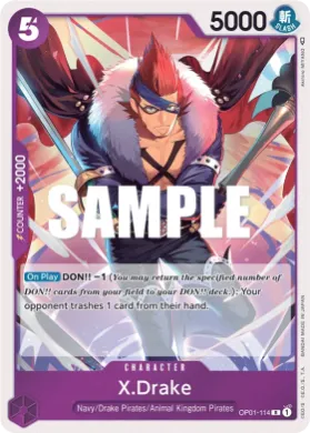 X.Drake (OP01 OP01-114) Romance Dawn