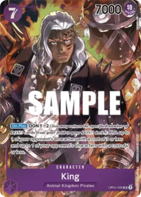 King (OP01 OP01-096) Romance Dawn